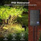 ZUCKEO All-in-One Low Voltage Landscape Lighting Kit, 5W LED Landscape Lights - Image 4