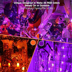 Brizled Color Changing RGB Christmas Lights, 66ft 200 LED Easter String Lights - Image 7