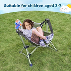 Kids Hammock Chair, Adjustable Kids Camping Chair, Folding Chair - Image 8