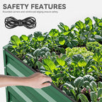 YITAHOME 96x48x24 in Galvanized Raised Garden Bed Kit, Large Metal Planter Box - Image 5