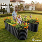 YITAHOME 24" Tall 9 in 1 Large Raised Garden Bed Kit, Outdoor Above Ground - Image 3