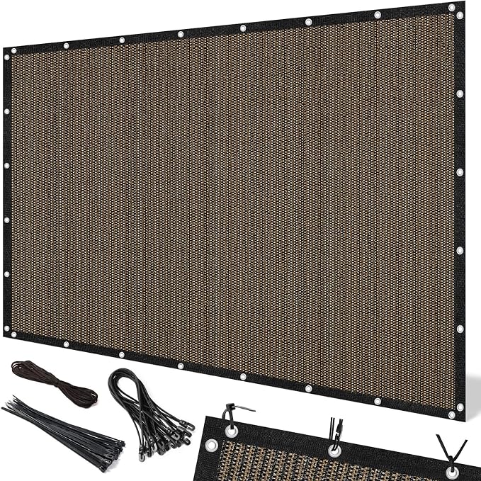 Artpuch 90% Sun Shade Cloth, 6 x 20 FT Pergola Shade Cover Canopy by Artpuch