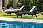 Keter Set of 2 Pacific Sun Lounge Chair Outdoor Chaise Pool Chairs - Image 7