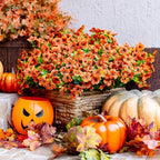 Artificial Fall Flowers Outdoor Fake Mums - Image 8
