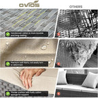 ovios 6 Pieces Patio Furniture Set, Outdoor Wicker Sectional Sofa - Image 8