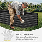 YITAHOME 6x3x2ft 2pcs Large Raised Garden Bed Kit, Galvanized Metal Planter Box - Image 7