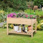 Yaheetech 47x23x32in Wooden Raised Garden Bed - Image 2