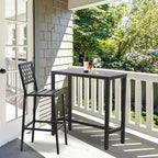 Outdoor Bar Table, Patio Counter Height Bar Table - Image 2