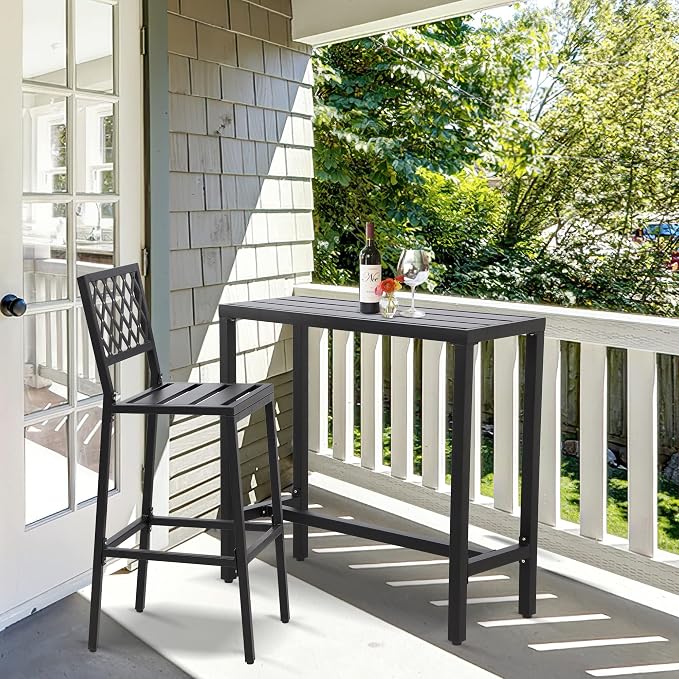 Outdoor Bar Table, Patio Counter Height Bar Table - Image 2