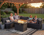 NICESOUL Extra Large Rattan Patio Furniture Set - Image 3