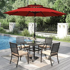 PHI VILLA 5 Pieces Outdoor Dining Set - Image 2
