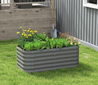 Galvanized Raised Garden Bed, Outdoor Planter Bed, Metal Planter Box - Image 8