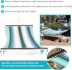 Sunnydaze Woven Double Hammock for Outside - Image 2