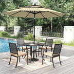 PHI VILLA 5 Pieces Outdoor Dining Set - Image 2