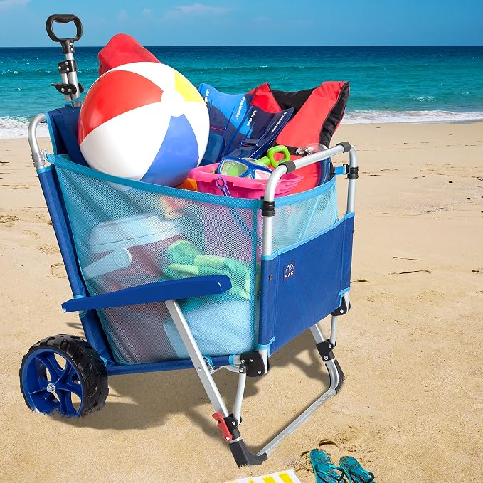 Mac Sports Beach Day Foldable Chaise Lounge Chair - Image 2
