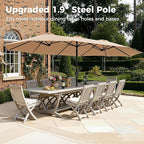 SUPERJARE 15FT Outdoor Umbrella - Image 3