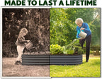 Plant & Plot Galvanized Raised Garden Beds Outdoor // 6×3×1 ft Planter Raised - Image 3