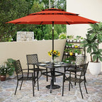 PHI VILLA Outdoor Dining Set 6 PCS - Image 9