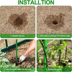 WAENLIR Garden Stakes 60 inch 5ft Sturdy Tomato Stakes, Plant Stakes - Image 6