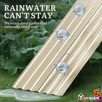 YITAHOME 6x3x2ft Large Raised Garden Bed Kit, Galvanized Metal Planter Box - Image 5