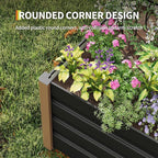 Garvee Aluminum Raised Garden Bed 4' x 2' x 16", Open-Bottom Deep Design - Image 5