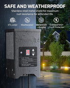 DEWENWILS 200W Weatherproof Low Voltage Landscape Lighting Transformer - Image 6