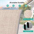 Patio Chairs Sset of 4, Easily Set Up Stackable Outdoor Dining Chairs - Image 6
