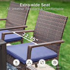 PHI VILLA 7 Piece Outdoor Dining Set - Image 2
