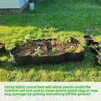 CJGQ Fabric Raised Garden Bed 6x3x1ft Garden Grow Bed Bags - Image 5