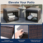 Outdoor Storage Ottoman - Image 3