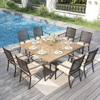 PHI VILLA 9 Pieces Outdoor Dining Set - Image 2