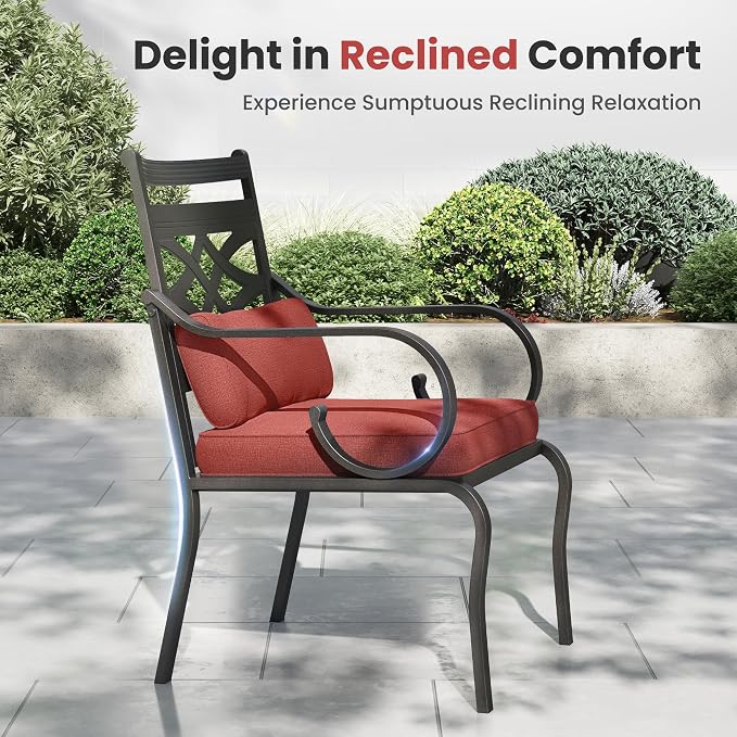 PHI VILLA 7 Pieces Outdoor Dining Set - Image 3