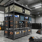 5 Tiers Storage Shelves Load 1500LBS, Metal Shelving Wire Metal Shelving Unit - Image 2