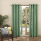 Sun Zero Marina Indoor/Outdoor UV Protectant Energy Efficient Grommet Curtain - Image 5