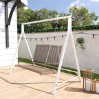 Outsunny Metal Porch Swing Stand, Heavy Duty Swing Frame, Hanging Chair Stand - Image 8