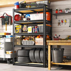 Set of 2 Storage Shelves 5 Tier Garage Shelving Heavy Duty Metal Shelving - Image 4