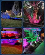 Solar Multicolor Lights Outdoor, 7 Lighting Modes Solar Light Outdoor - Image 6