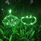 JJGoo Solar Firework Lights, 2 Pack 120 LEDs 2 Lighting Modes Solar Garden - Image 5