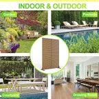 Outdoor Privacy Screen, Freestanding Privacy Fence Panels - Image 8