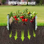 WORKPRO 3Pcs 2x2x1ft Galvanized Raised Garden Bed Set, Rust & Corrosion - Image 3
