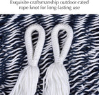 PNAEUT Handwoven Mayan Hammock, Thick Soft Rope Double Hammock - Image 4