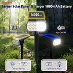 Solar Lights Outdoor Waterproof, 3 Lighting Modes Solar Spot Lights Outdoor - Image 2