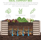 Best Choice Products 8x4x2ft Outdoor Metal Raised Garden Bed, Deep Root Planter - Image 4