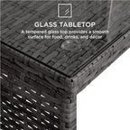 Best Choice Products 4-Piece Outdoor Wicker Patio Conversation Furniture Set - Image 4