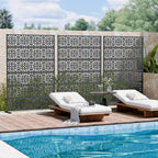 Casaphoria Metal Privacy Screen Outdoor, Drakgrey-Perilla - Image 7