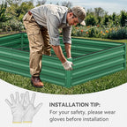 YITAHOME 96x48x12 in 2pcs Galvanized Raised Garden Bed Kit, Large Metal Planter - Image 6