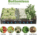 8x4x1ft Raised Garden Beds Outdoor Kit, No Support Rod, Metal Raised Garden Beds - Image 4