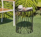 HFHOME Set of 3 Heavy-Duty Round End Table, Side Table, Coffee Table - Image 8