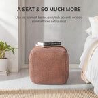Anji Mountain 100% Handmade & Handcrafted Comfortable Home Décor Pouf Ottoman - Image 7
