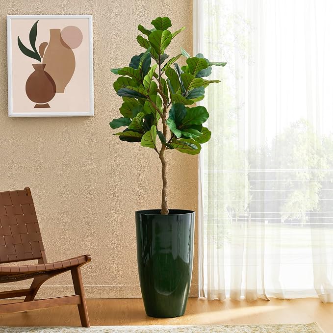 Glitzhome 23.5" H Large Tall Planter - Image 4